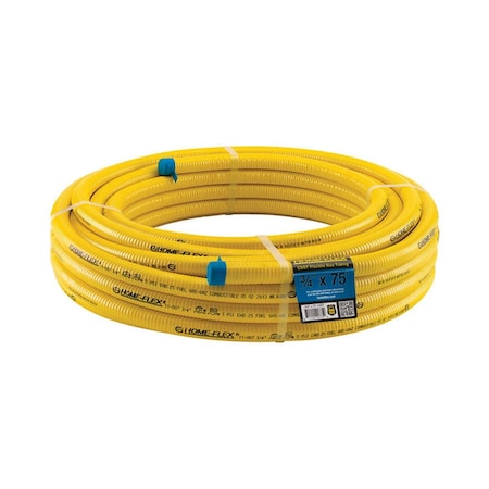 Home-Flex 0.75 in. Dia. x 75 ft. Csst Flexible Gas Tubing HO7372
